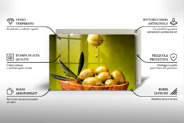 Osłona na płytę indukcyjną Smaczne oliwki