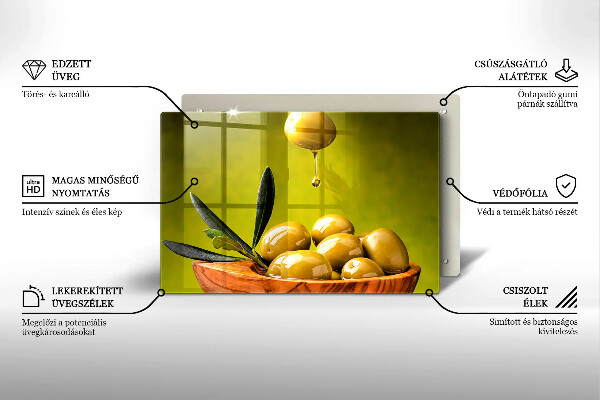 Osłona na płytę indukcyjną Smaczne oliwki