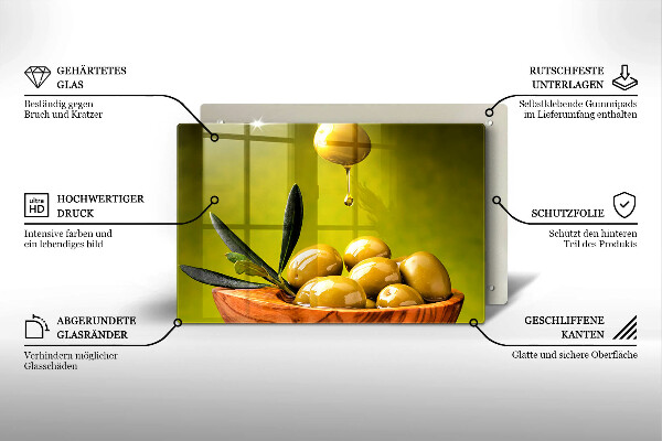 Osłona na płytę indukcyjną Smaczne oliwki