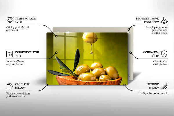 Osłona na płytę indukcyjną Smaczne oliwki