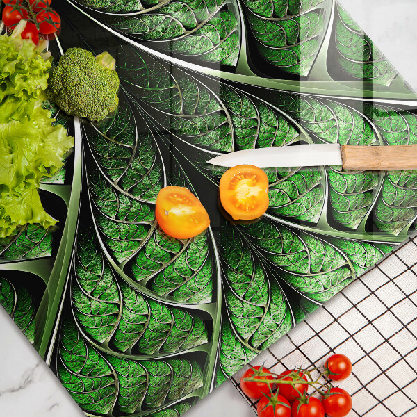 Osłona na płytę indukcyjną Struktura liść żyłki