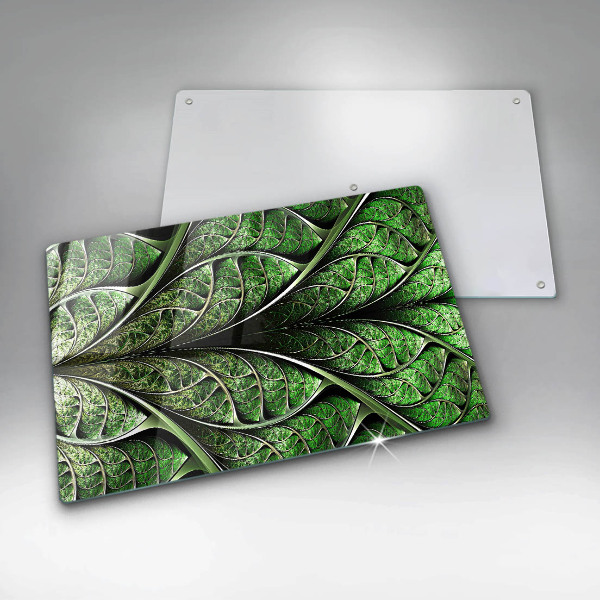 Osłona na płytę indukcyjną Struktura liść żyłki