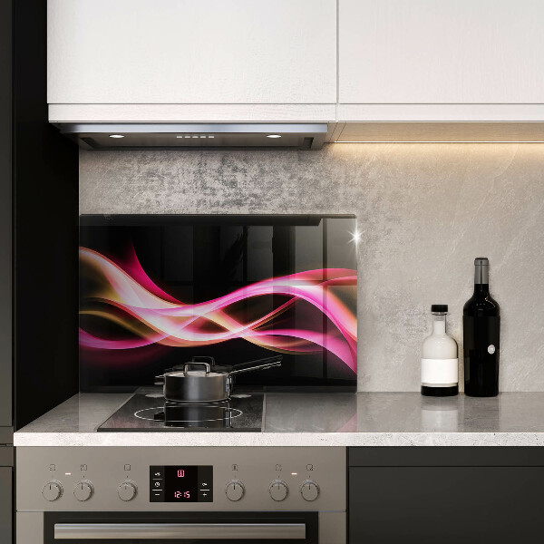 Osłona na płytę indukcyjną Abstrakcja neonowy dym