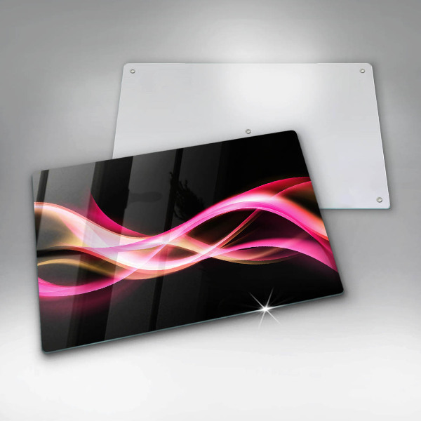 Osłona na płytę indukcyjną Abstrakcja neonowy dym