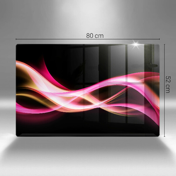 Osłona na płytę indukcyjną Abstrakcja neonowy dym