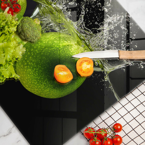 Osłona na płytę indukcyjną Zielone jabłka i woda