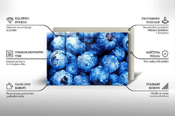 Osłona na płytę indukcyjną Soczyste borówki