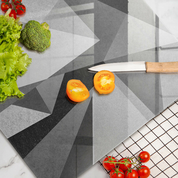 Płyta ochronna na indukcję Betonowa ostra abstrakcja