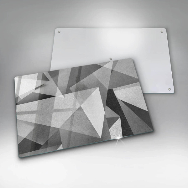 Płyta ochronna na indukcję Betonowa ostra abstrakcja