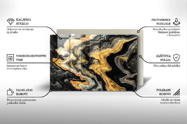 Osłona na płytę indukcyjną Abstrakcyjna struktura