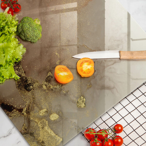 Osłona na płytę indukcyjną Abstrakcja złoto