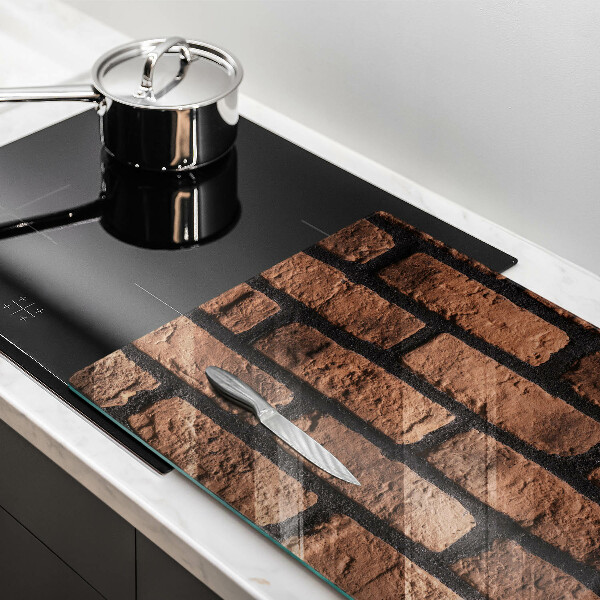 Osłona na płytę indukcyjną Cegły ściana