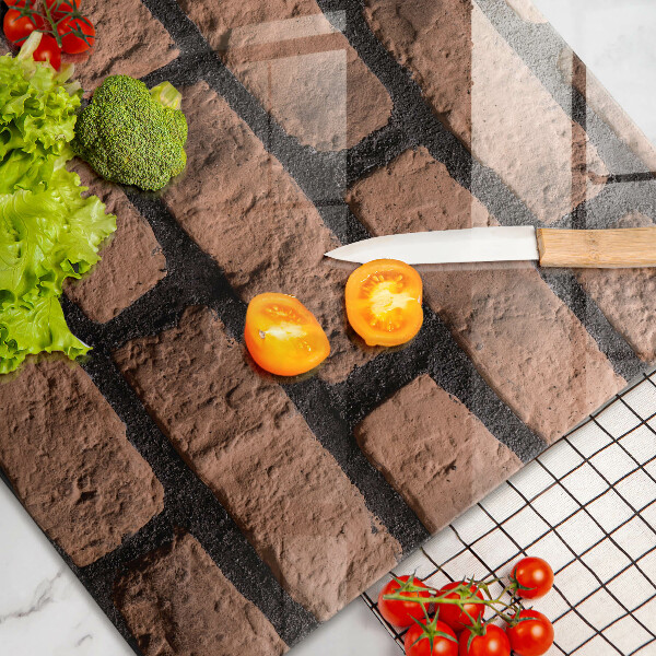 Osłona na płytę indukcyjną Cegły ściana