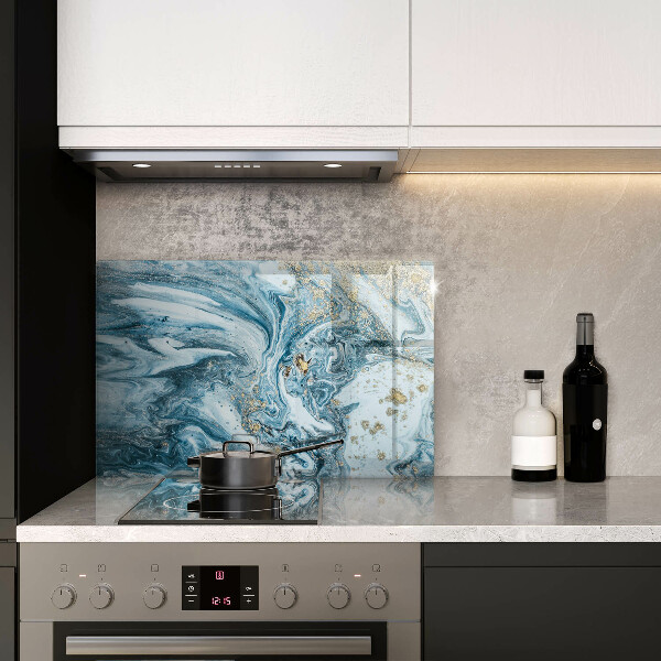 Osłona na płytę indukcyjną Struktura ze złotem