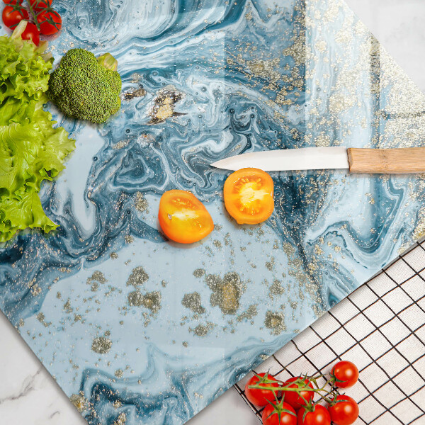 Osłona na płytę indukcyjną Struktura ze złotem