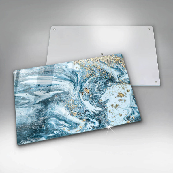 Osłona na płytę indukcyjną Struktura ze złotem