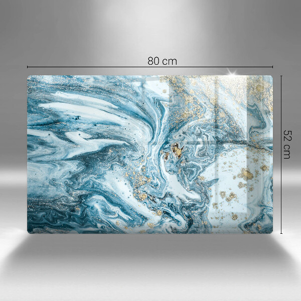 Osłona na płytę indukcyjną Struktura ze złotem