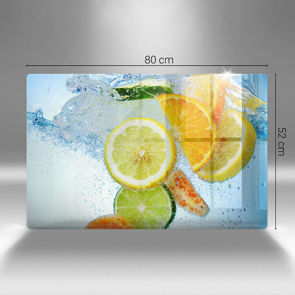 Osłona na płytę indukcyjną Soczyste cytrusy woda