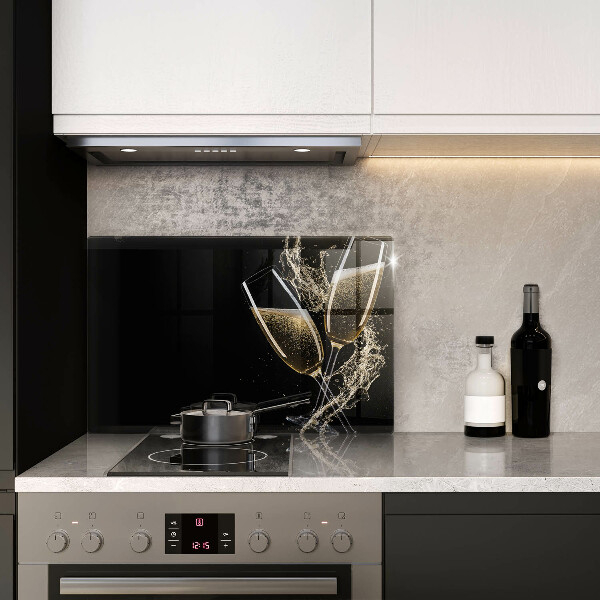 Osłona na płytę indukcyjną Kieliszki szampana