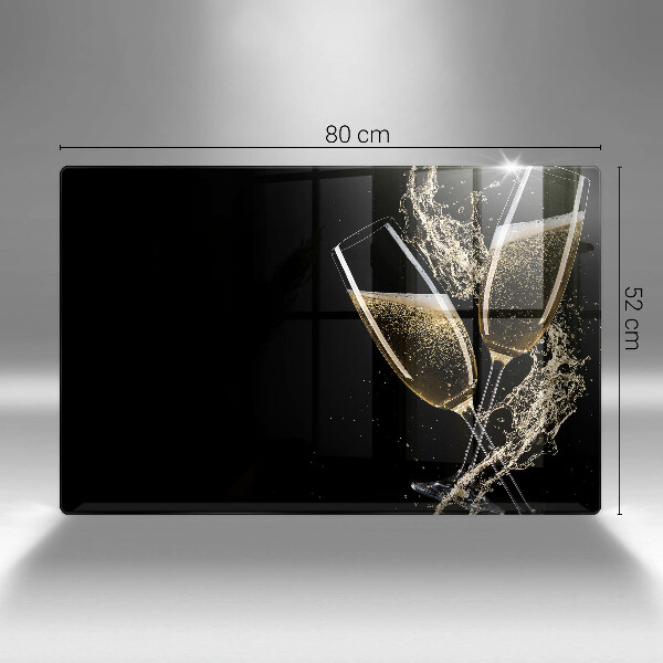 Osłona na płytę indukcyjną Kieliszki szampana