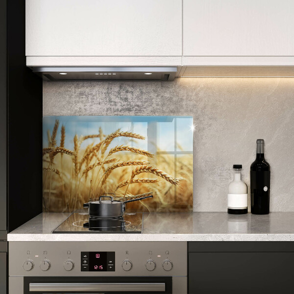 Osłona na płytę indukcyjną Kłosy zbóż na polu