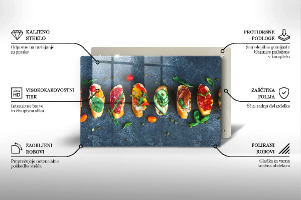 Osłona płyty indukcyjnej Kolorowe kanapki
