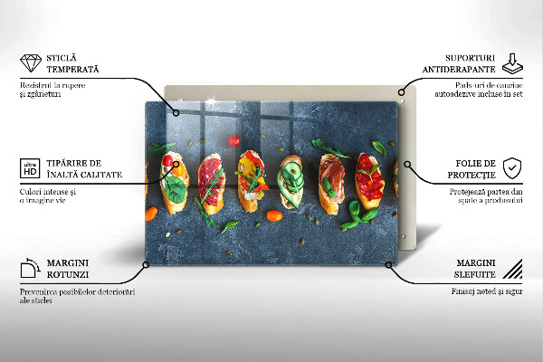 Osłona płyty indukcyjnej Kolorowe kanapki