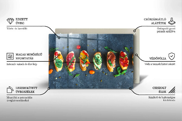 Osłona płyty indukcyjnej Kolorowe kanapki