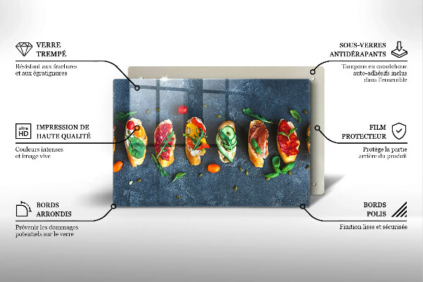 Osłona płyty indukcyjnej Kolorowe kanapki