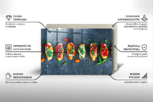Osłona płyty indukcyjnej Kolorowe kanapki