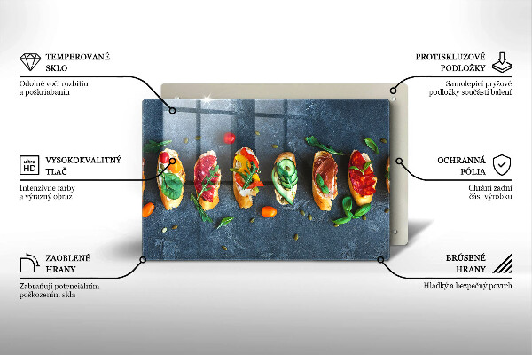 Osłona płyty indukcyjnej Kolorowe kanapki