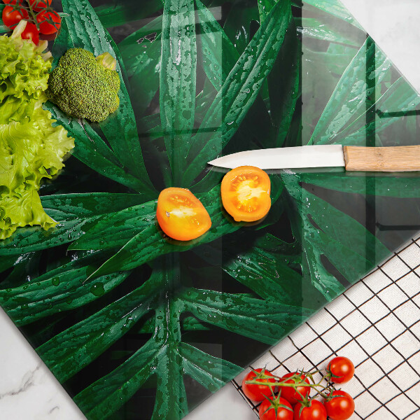 Osłona płyty indukcyjnej Rośliny liście