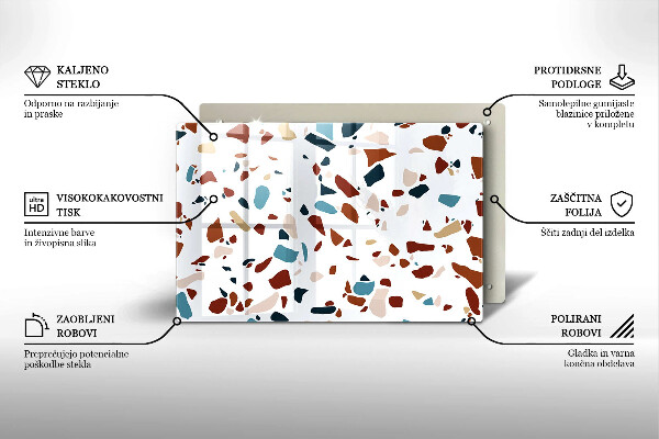 Osłona płyty indukcyjnej Ozdobny kamień