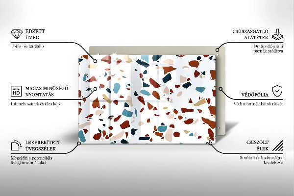 Osłona płyty indukcyjnej Ozdobny kamień