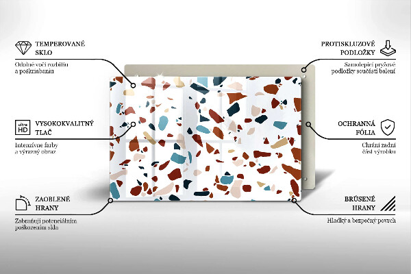 Osłona płyty indukcyjnej Ozdobny kamień