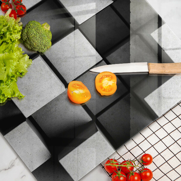 Osłona płyty indukcyjnej Tło geometria 3D