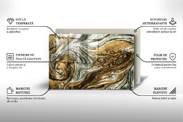 Osłona płyty indukcyjnej Bogata abstrakcja