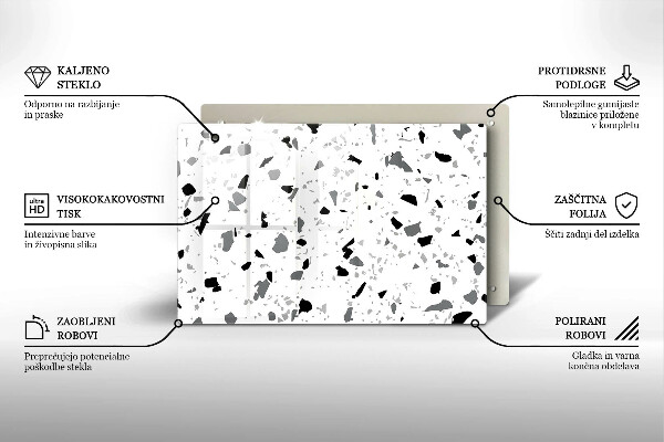 Osłona płyty indukcyjnej Kamień dekoracyjny gres