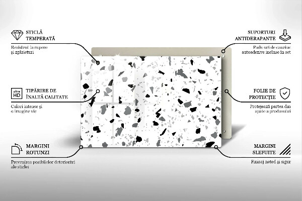 Osłona płyty indukcyjnej Kamień dekoracyjny gres