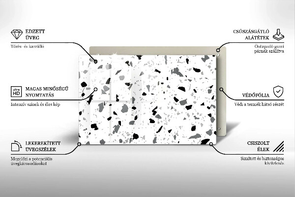 Osłona płyty indukcyjnej Kamień dekoracyjny gres