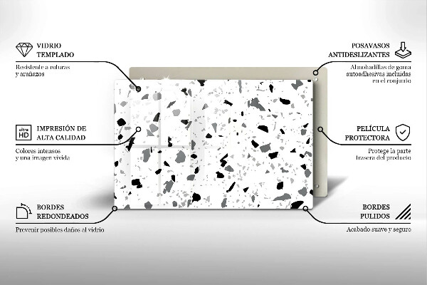 Osłona płyty indukcyjnej Kamień dekoracyjny gres