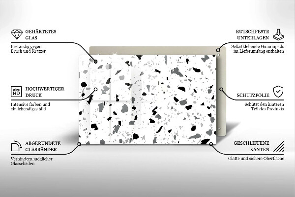 Osłona płyty indukcyjnej Kamień dekoracyjny gres