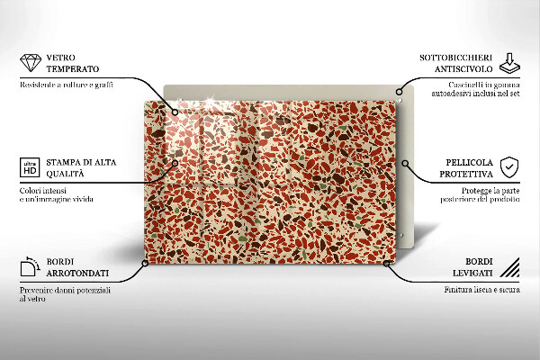 Osłona płyty indukcyjnej Kamień drobny gres