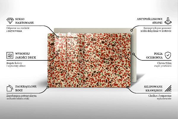 Osłona płyty indukcyjnej Kamień drobny gres