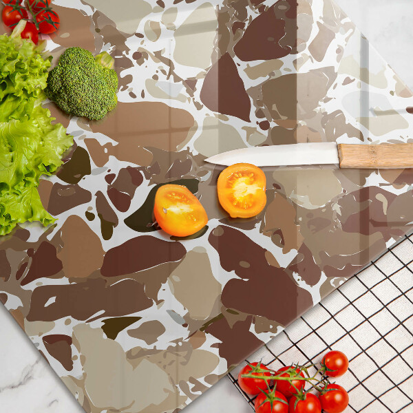 Osłona płyty indukcyjnej Kamień ozdobne plamy