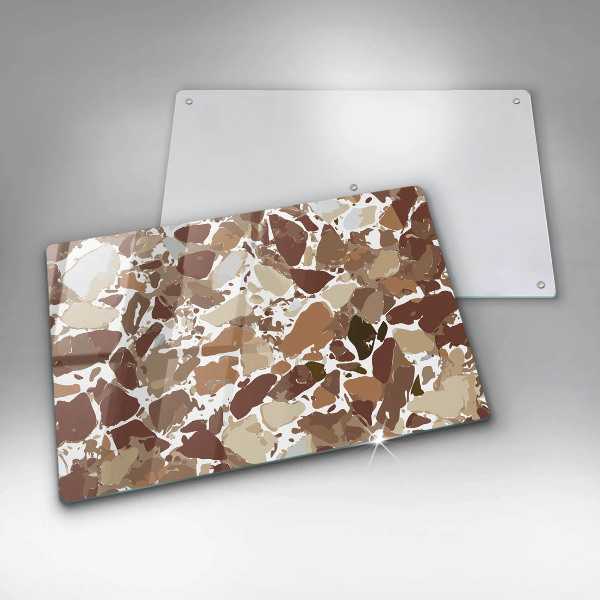 Osłona płyty indukcyjnej Kamień ozdobne plamy