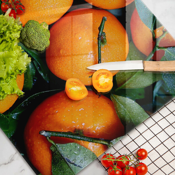 Osłona płyty indukcyjnej Owoce pomarańcze