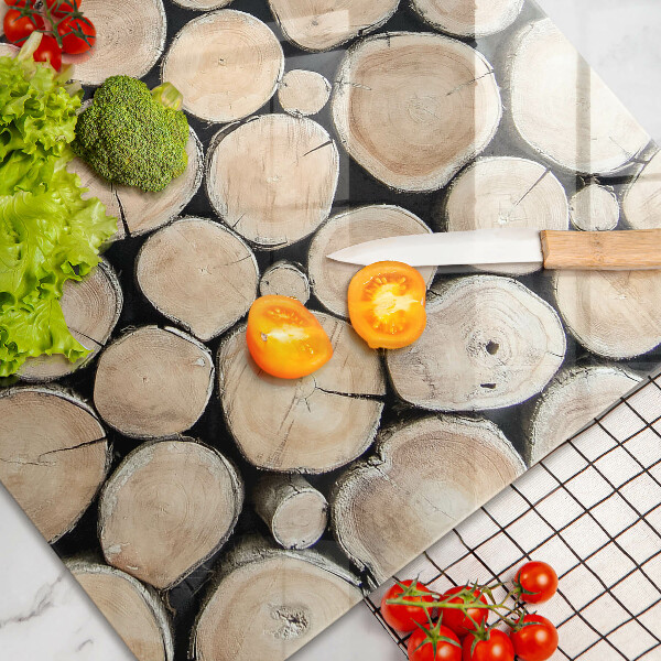 Osłona na płytę indukcyjną Drewno pnie drzew