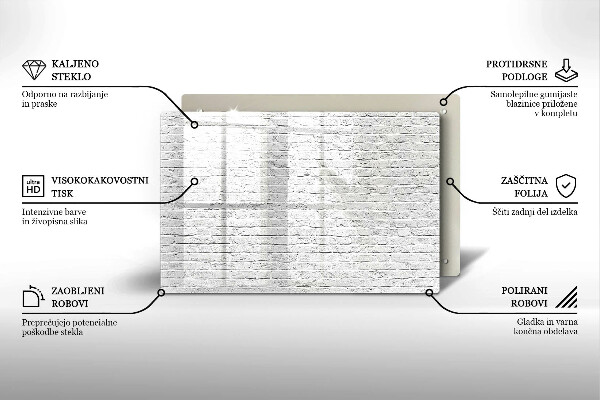 Osłona na płytę indukcyjną Ściana mur cegły