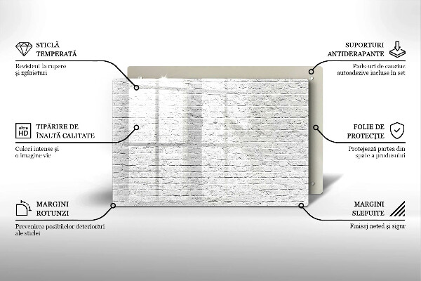 Osłona na płytę indukcyjną Ściana mur cegły